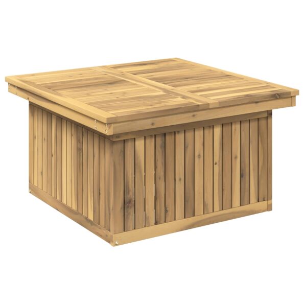 vidaXL Biela 80,5 x 80 x 75/44,5 cm – Obrázok 2