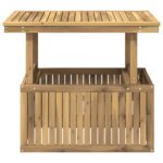 vidaXL Biela 90 x 55 x 75/44,5 cm – Obrázok 3