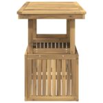vidaXL Biela 90 x 55 x 75/44,5 cm – Obrázok 4