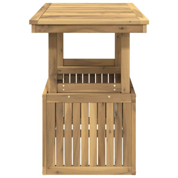 vidaXL Biela 90 x 55 x 75/44,5 cm – Obrázok 4