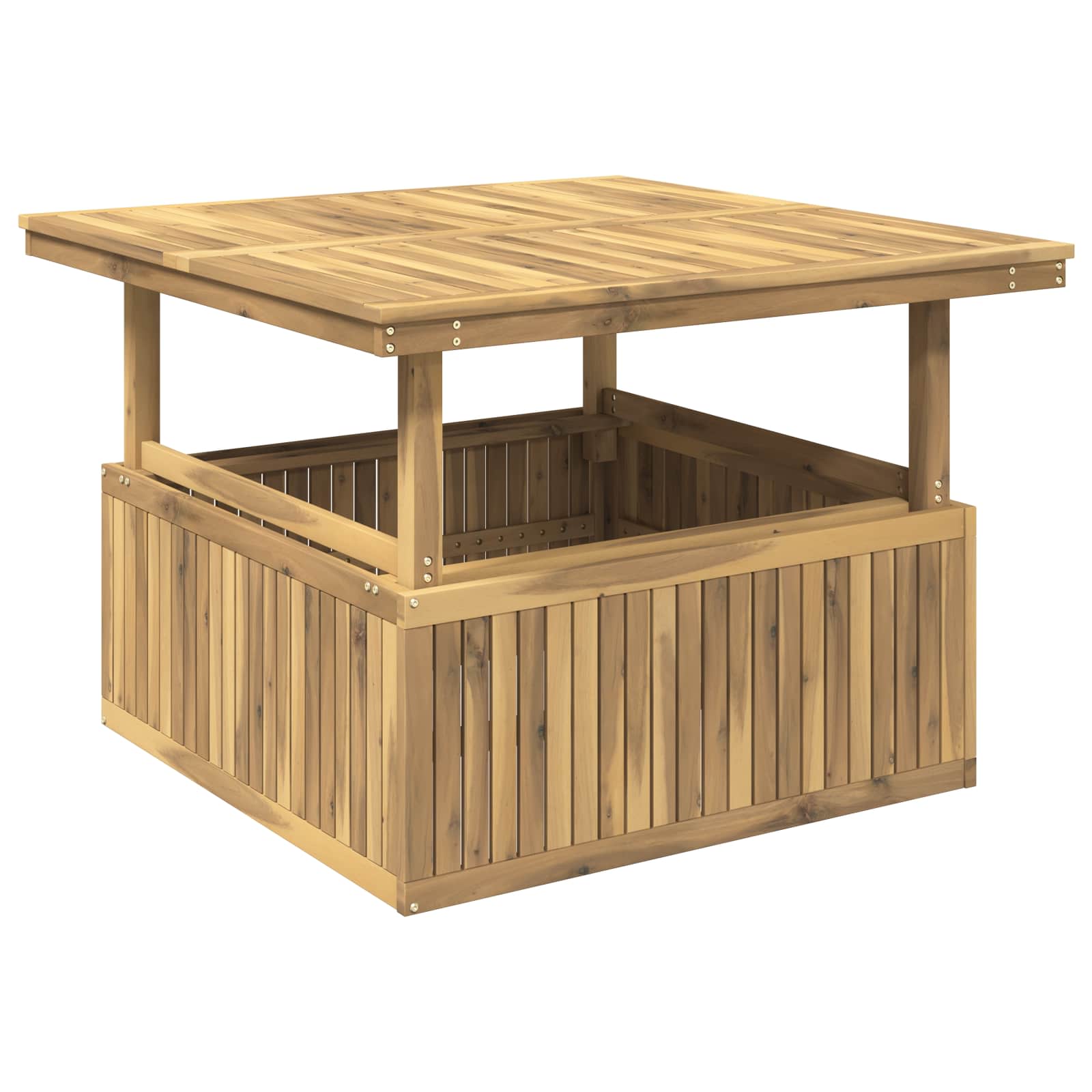 901708_1.jpg vidaXL Biela 108,5 x 110 x 75/44,5 cm – Obrázok 1