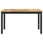 vidaXL Záhradná lavička 80,5 x 35 x 45 cm Pevné akáciové drevo – Obrázok 2
