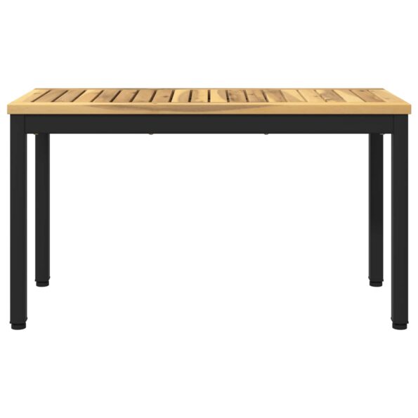 vidaXL Záhradná lavička 80,5 x 35 x 45 cm Pevné akáciové drevo – Obrázok 2