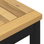 vidaXL Záhradná lavička 80,5 x 35 x 45 cm Pevné akáciové drevo – Obrázok 5