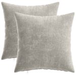 vidaXL Poťah na podložku 2 pcs HEERLEN Svetlosivá 40 x 40 cm