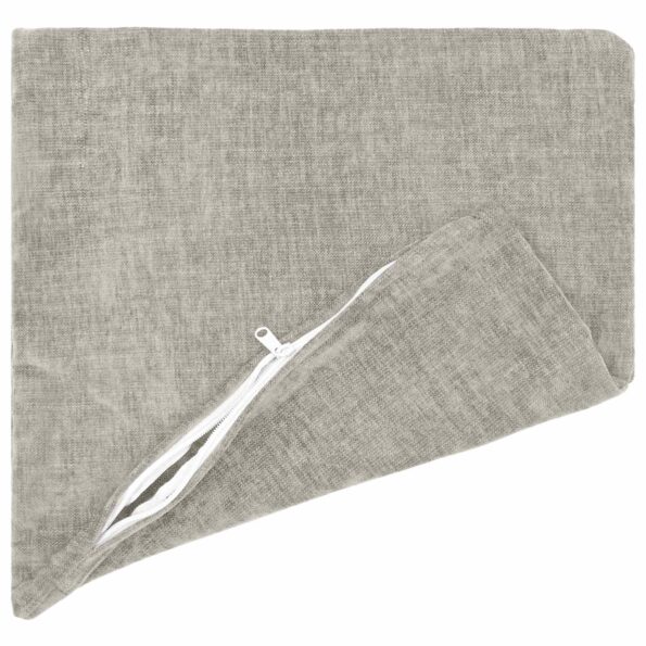 vidaXL Poťah na podložku 2 pcs HEERLEN Svetlosivá 40 x 40 cm – Obrázok 3