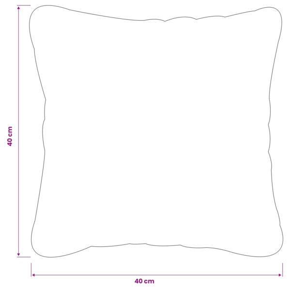vidaXL Poťah na podložku 2 pcs HEERLEN Svetlomodrá 40 x 40 cm – Obrázok 8