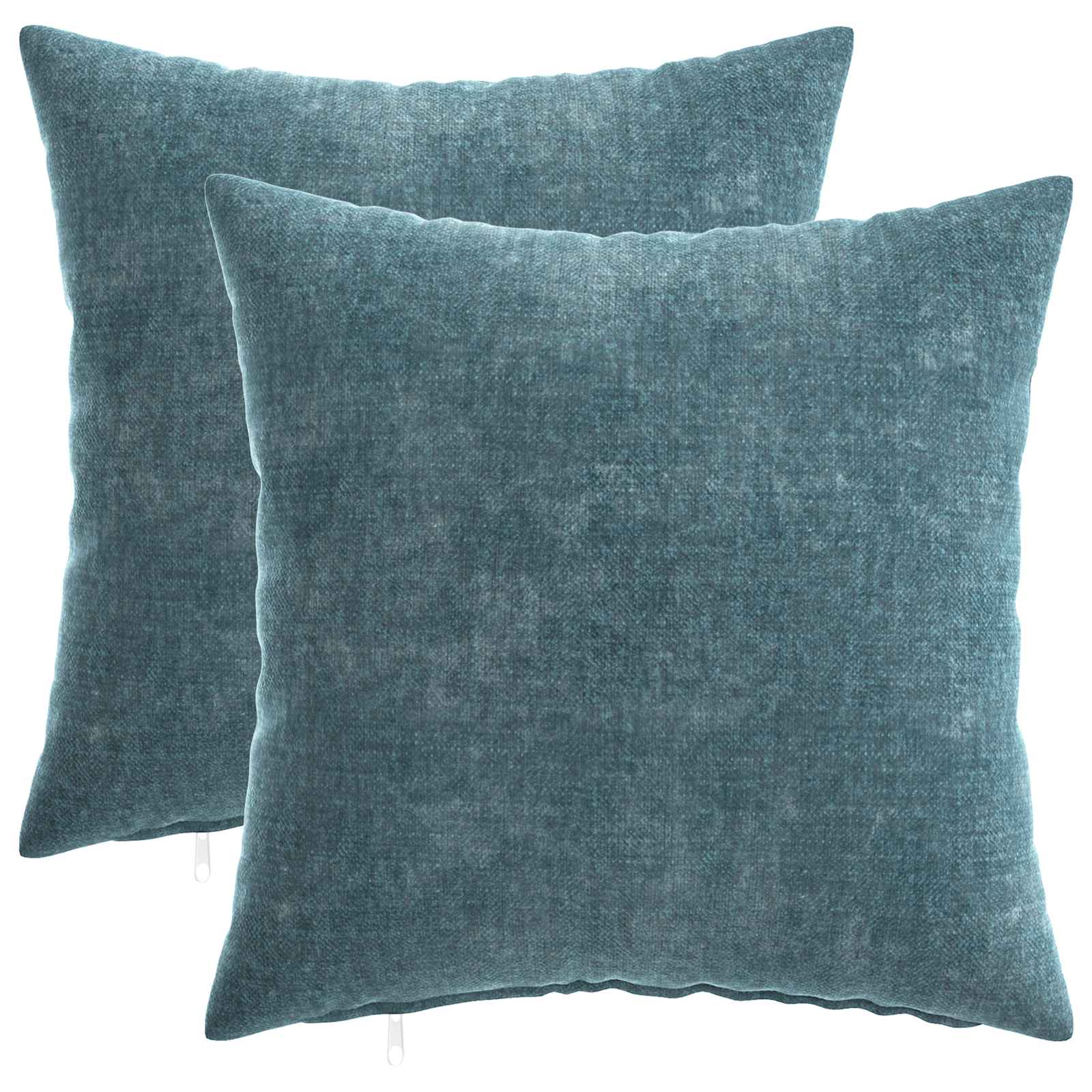 908509_1.jpg vidaXL Poťah na podložku 2 pcs HEERLEN Modrá 40 x 40 cm – Obrázok 1