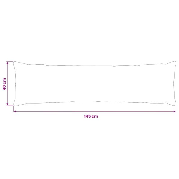 vidaXL Poťah na podložku 2 pcs HEERLEN Hnedá 40 x 145 cm – Obrázok 7