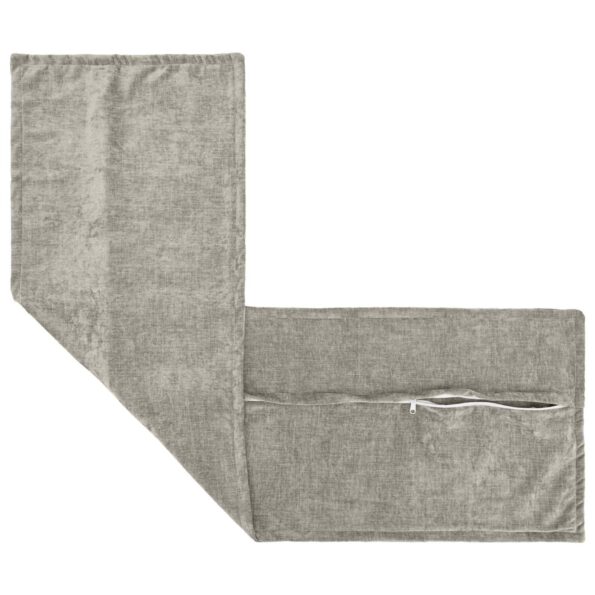 vidaXL Poťah na podložku HOUTEN Svetlosivá 40 x 145 cm – Obrázok 3