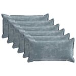vidaXL Poťah na podložku 6 pcs HOUTEN Svetlomodrá 40 x 80 cm