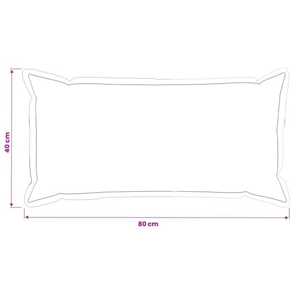 vidaXL Poťah na podložku 6 pcs HOUTEN Svetlomodrá 40 x 80 cm – Obrázok 7