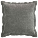 vidaXL Poťah na podložku 12 pcs HOUTEN Tmavosivá 50 x 50 cm – Obrázok 2