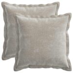 vidaXL Poťah na podložku 2 pcs HOUTEN Svetlosivá 50 x 50 cm