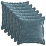 vidaXL Poťah na podložku 6 pcs HOUTEN Modrá 50 x 50 cm