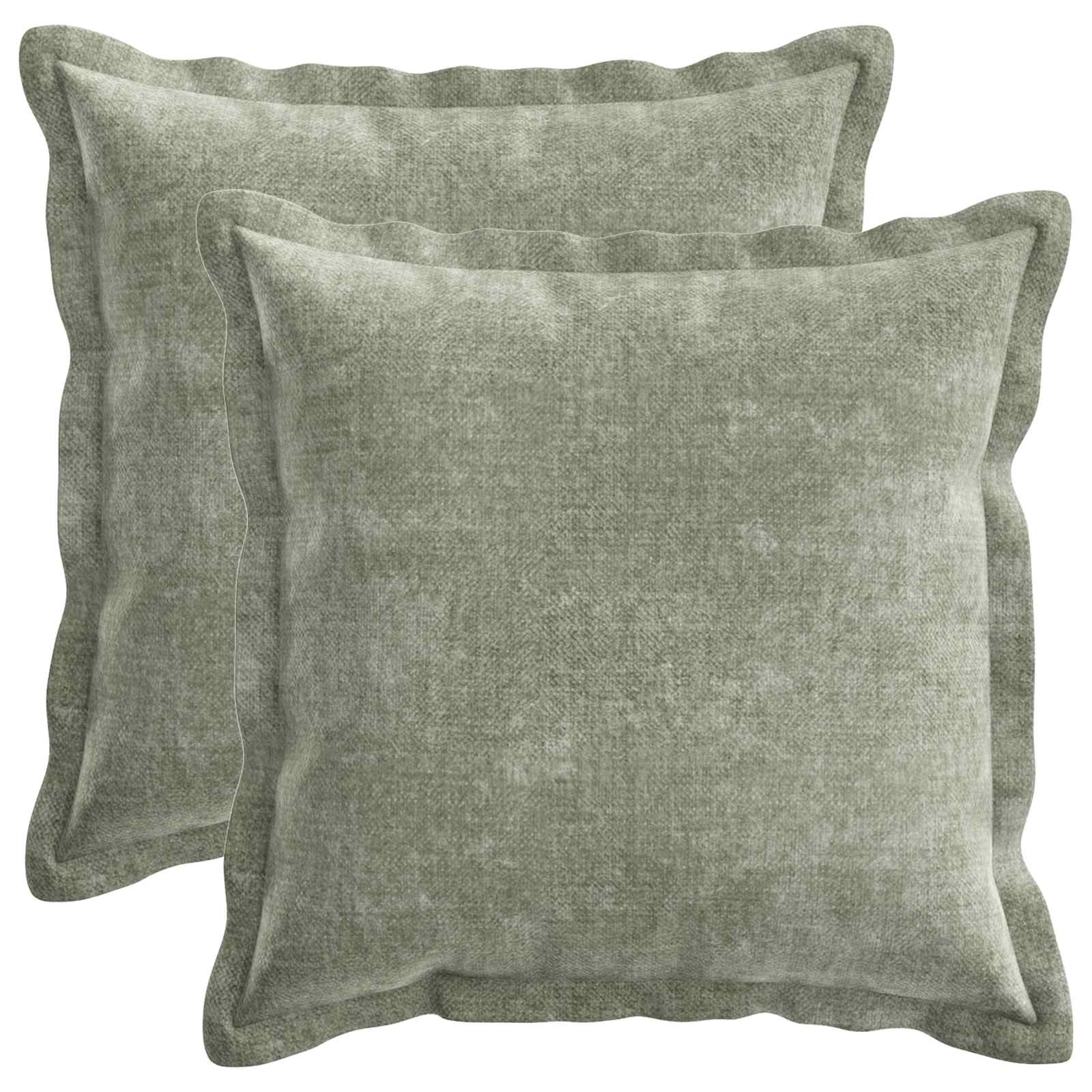 919153_1.jpg vidaXL Poťah na podložku 2 pcs HOUTEN Zelená 50 x 50 cm – Obrázok 1