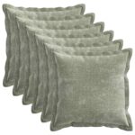 vidaXL Poťah na podložku 6 pcs HOUTEN Zelená 50 x 50 cm