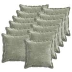 vidaXL Poťah na podložku 12 pcs HOUTEN Zelená 50 x 50 cm