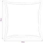 vidaXL Poťah na podložku 12 pcs HOUTEN Zelená 50 x 50 cm – Obrázok 7