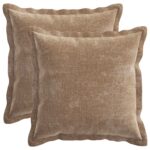 vidaXL Poťah na podložku 2 pcs HOUTEN Hnedá 50 x 50 cm
