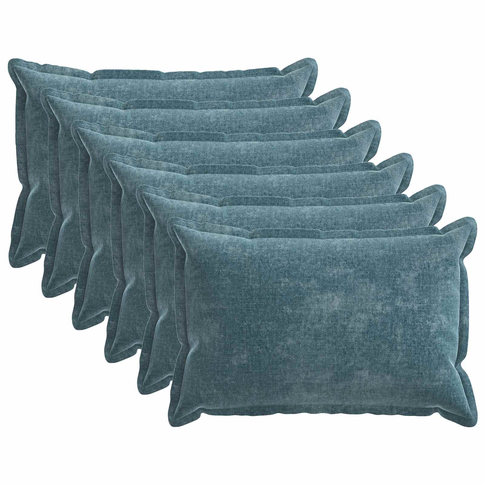 919542_1.jpg vidaXL Poťah na podložku 6 pcs HOUTEN Modrá 50 x 70 cm – Obrázok 1