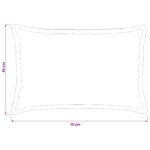 vidaXL Poťah na podložku 6 pcs HOUTEN Modrá 50 x 70 cm – Obrázok 7