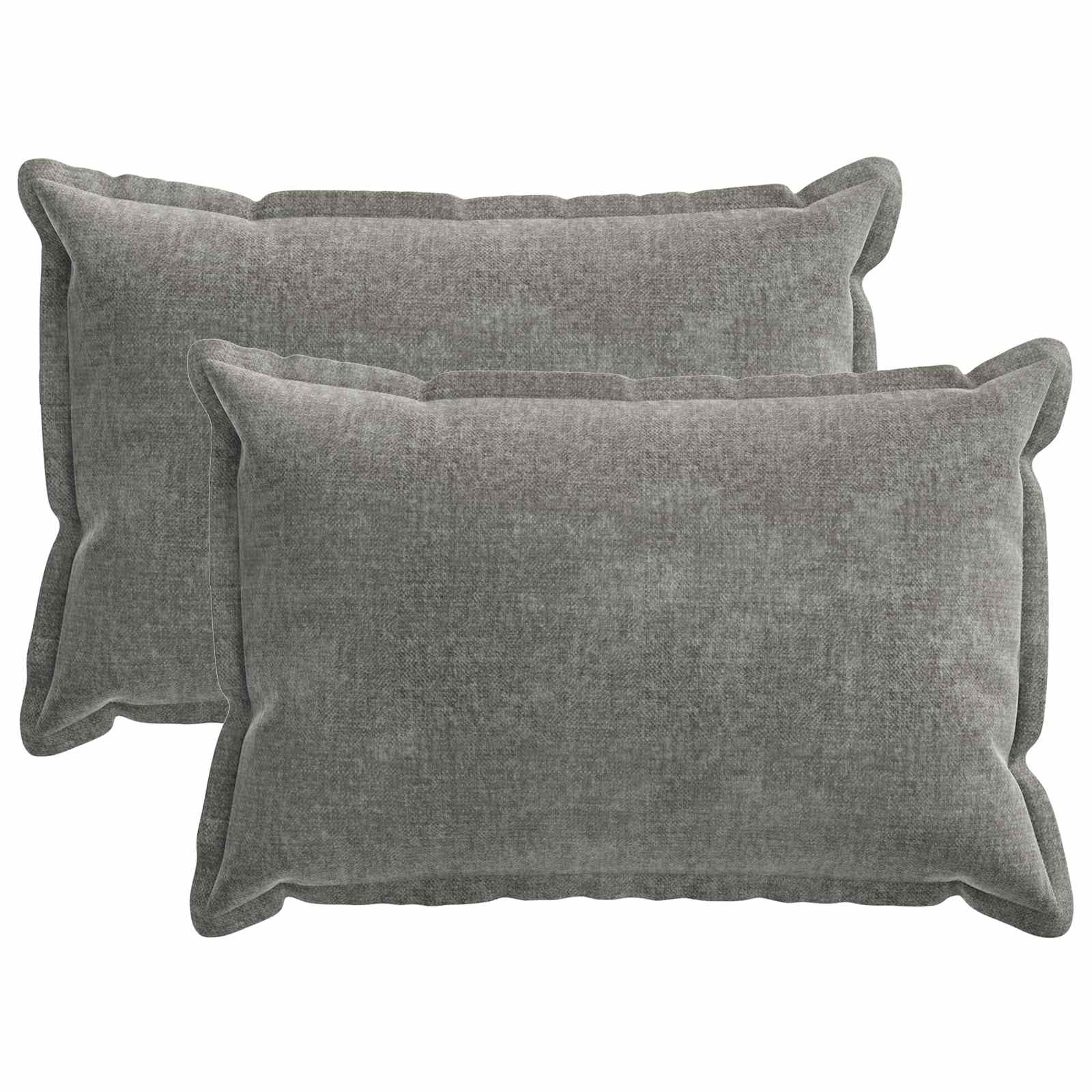 919841_1.jpg vidaXL Poťah na podložku 2 pcs HOUTEN Tmavosivá 50 x 75 cm – Obrázok 1