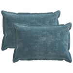 vidaXL Poťah na podložku 2 pcs HOUTEN Modrá 50 x 75 cm