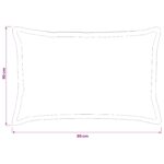 vidaXL Poťah na podložku 6 pcs HOUTEN Svetlomodrá 50 x 80 cm – Obrázok 7