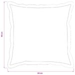vidaXL Poťah na podložku 2 pcs HOUTEN Modrá 60 x 60 cm – Obrázok 7