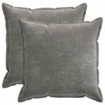 vidaXL Poťah na podložku 2 pcs HOUTEN Tmavosivá 80 x 80 cm
