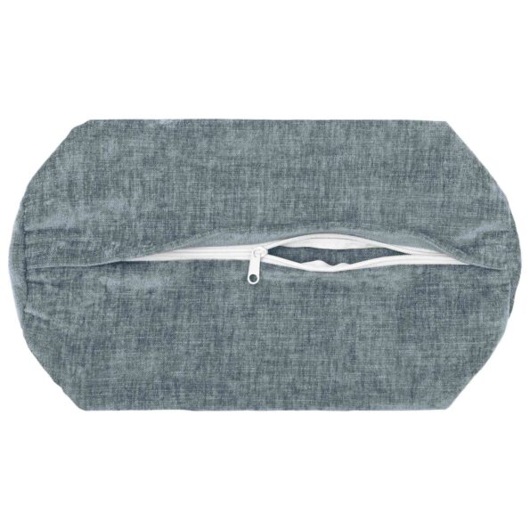 vidaXL Poťah na podložku 6 ks HEERLEN Svetlomodrá Ø 15 x 40 cm – Obrázok 4