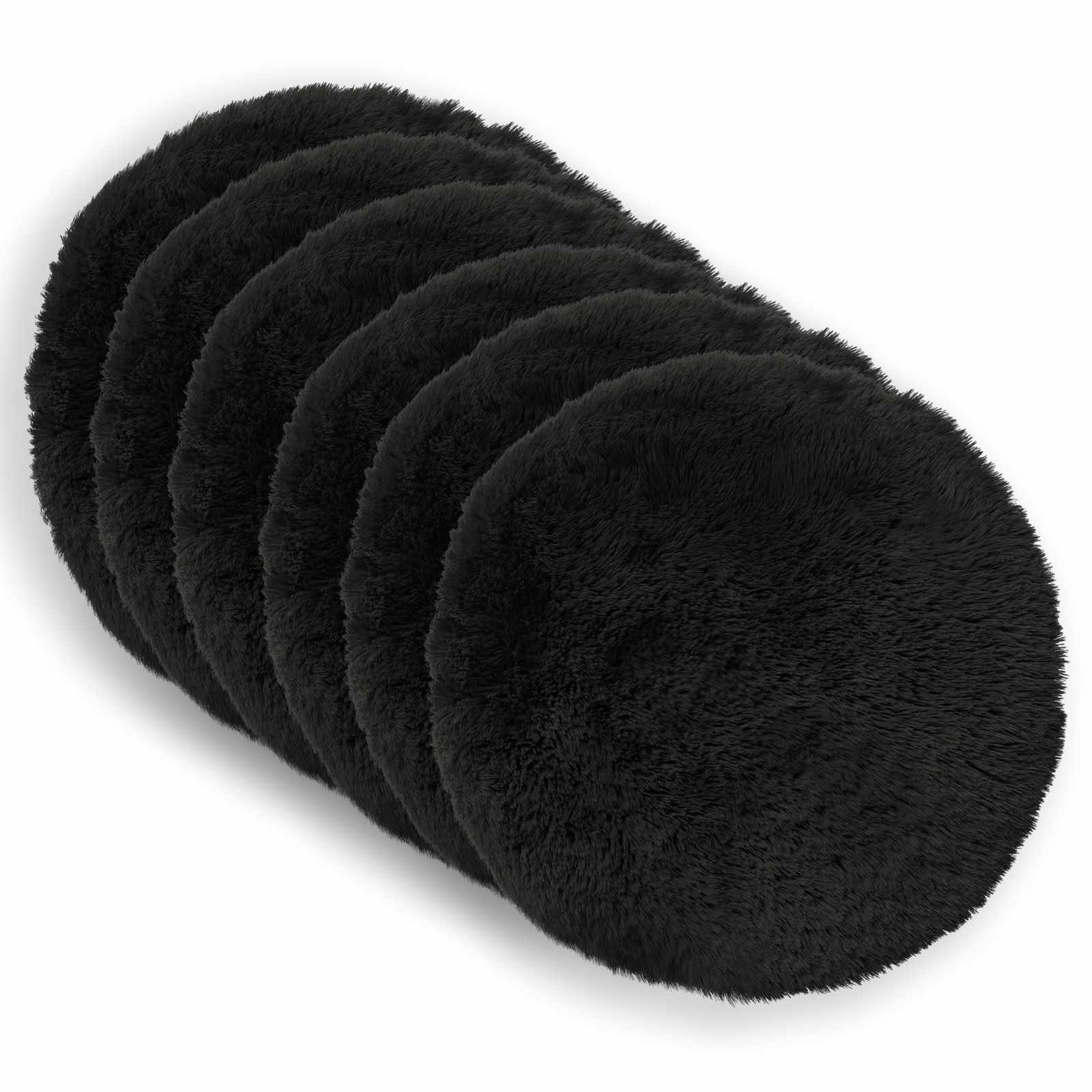 929541_1.jpg vidaXL Podložka s vankúšom HEERLEN 2 ks Čierna PV fleece – Obrázok 1