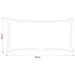 vidaXL Podložka s vankúšom HOUTEN 12 ks Modrá Zamat – Obrázok 12