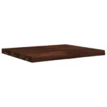 vidaXL Obdĺžnikový stôl 90 x 50 x 3,5 cm Obdĺžnikový Tmavohnedá – Obrázok 3