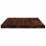 vidaXL Obdĺžnikový stôl 90 x 50 x 3,5 cm Obdĺžnikový Tmavohnedá – Obrázok 4