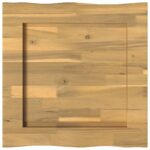 vidaXL Obdĺžnikový stôl 40 x 40 x 3,5 cm Štvorcový Biela – Obrázok 5