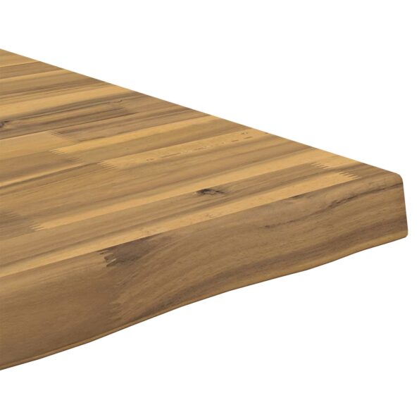 vidaXL Obdĺžnikový stôl 40 x 40 x 3,5 cm Štvorcový Biela – Obrázok 6