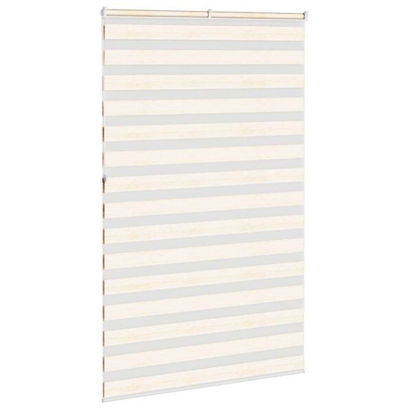 vidaXL Zebra roleta mramorová béžová 145x230 cm šírka látky 140,9 cm polyester – Obrázok 4