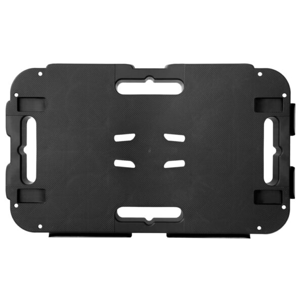 vidaXL Prepravné vozíky 3 ks, čierne, polypropylén, 300 kg – Obrázok 6