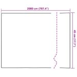 vidaXL Statická fólia na okná 45 x 2000 cm PVC – Obrázok 10