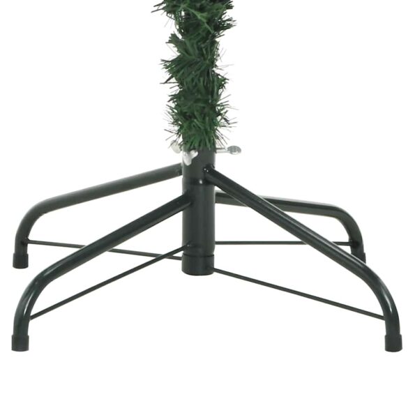 vidaXL Umelý vianočný stromček Zelená a biela 240 cm PVC, kov a plast – Obrázok 12