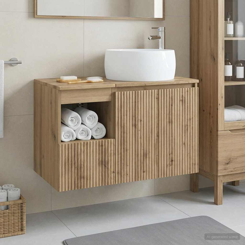 3404103_1.jpg vidaXL Sada kúpeľňového nábytku 2 ks Dub artisan Kompozitné drevo – Obrázok 1