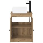 vidaXL Sada kúpeľňového nábytku Dub artisan Kompozitné drevo – Obrázok 3