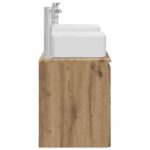 vidaXL Set kabinetov do kúpeľne 3 ks Dub artisan 49,5 x 41 x 63 cm – Obrázok 7