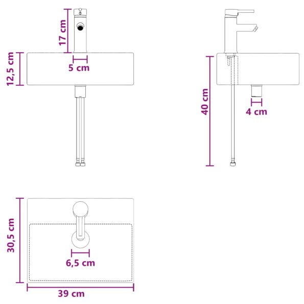 vidaXL Set kabinetov do kúpeľne 3 ks Betónovo sivá 49,5 x 41 x 62,5 cm – Obrázok 12