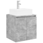 vidaXL Set kabinetov do kúpeľne 3 ks Betónovo sivá 49,5 x 41 x 62,5 cm – Obrázok 5