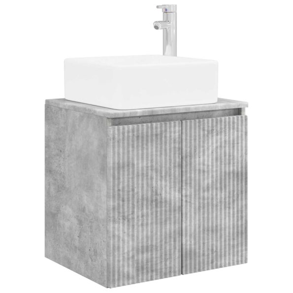 vidaXL Set kabinetov do kúpeľne 3 ks Betónovo sivá 53 x 35 x 63 cm – Obrázok 5