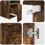 vidaXL Set kabinetov do kúpeľne 3 ks Dymový dub 53 x 35 x 63 cm – Obrázok 9