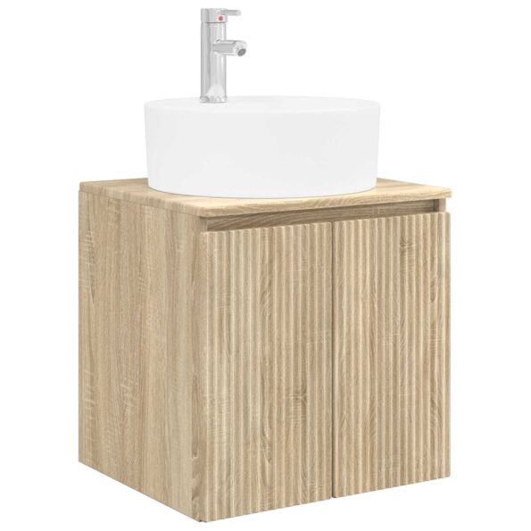 vidaXL Set kabinetov do kúpeľne 3 ks Dub sonoma 49,5 x 44,5 x 65 cm – Obrázok 5